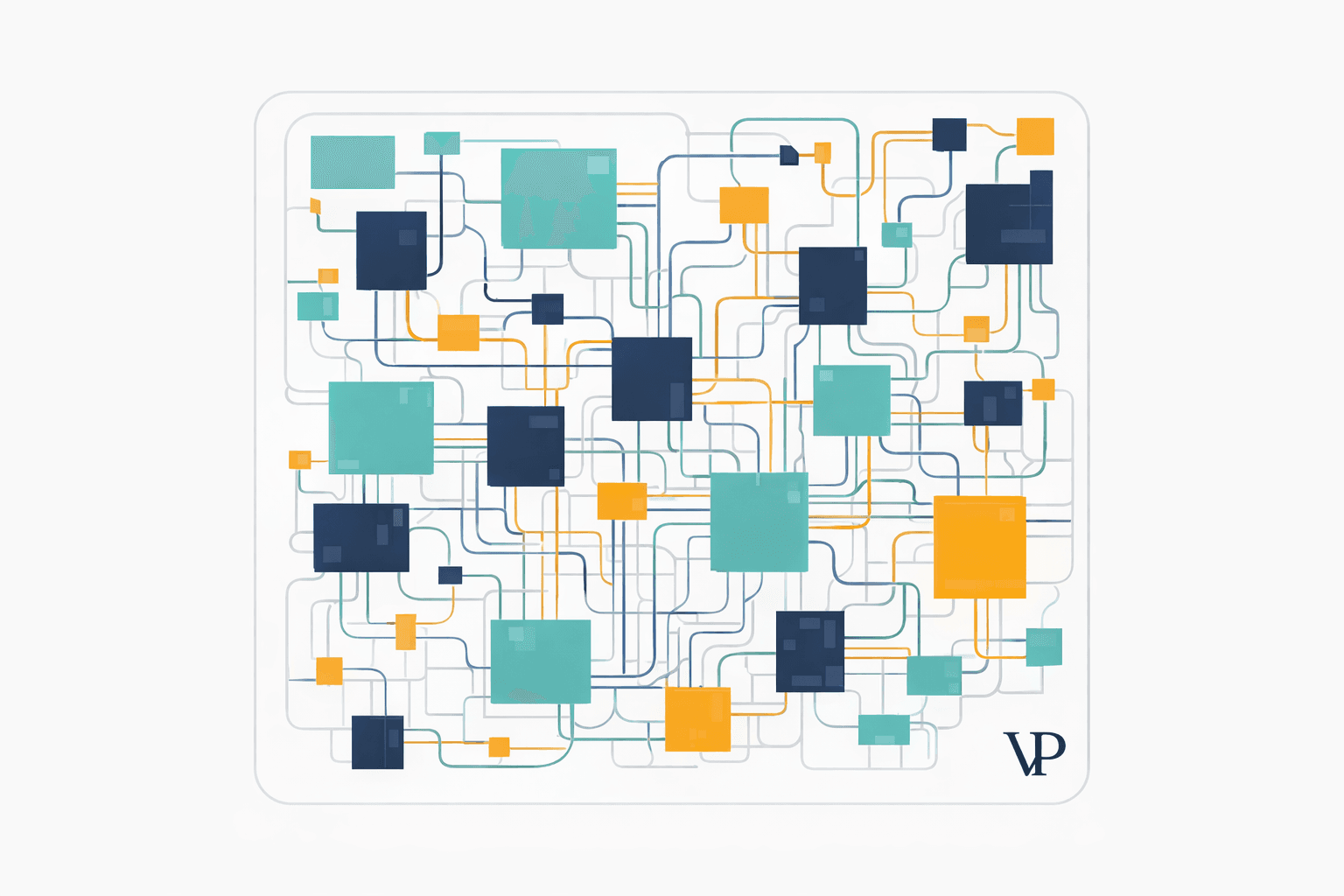 A stylized top-down view of a chip floorplan showing an "alien" non-Manhattan layout — irregular clusters of components that look chaotic but are clearly functional, evoking the article's central tension between human aesthetics and machine-optimal design.