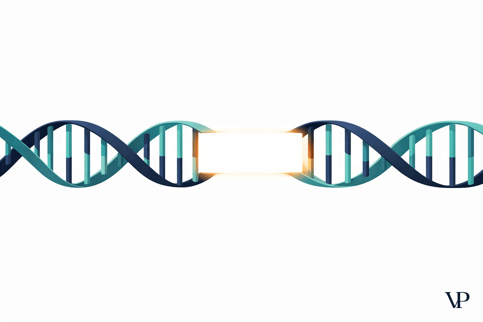 A conceptual editorial image showing a DNA double helix with a clean, surgical gap cut out of its center, representing the deliberate removal of dangerous knowledge from AI models for biosecurity.